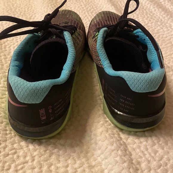 Nike Metcon 5 AMP Black Green Blue Purple (CD3398-063) - Picture 3 of 5